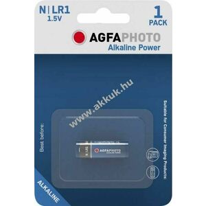 Agfaphoto LR1 N 1.5V 1db/csomag elem hagyományos elem alkáli kép