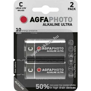 Agfaphoto C (bébi méret) LR14 1.5V 2db/csomag hagyományos elem alkáli kép