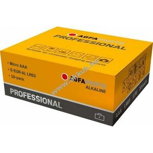 Agfaphoto Alkaline LR03 AAA 1.5V 10db/csomag hagyományos elem alkáli kép