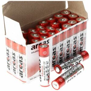 Arcas LR03 AAA (mikro) 1, 5V 24db/csomag hagyományos elem alkáli kép