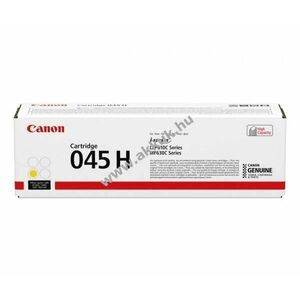 Eredeti Canon lézertoner 045H sárga 2200 oldal nyomtató kép