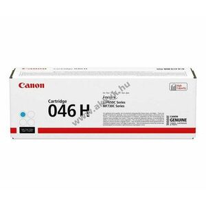 Eredeti Canon lézertoner 046H cián 5000 oldal nyomtató kép