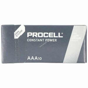 Duracell Procell Constant AAA (mikro) LR03 1.5V 10db/csomag hagyományos elem alkáli kép