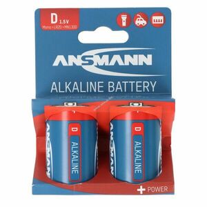 Ansmann D (góliát) elem 1, 5V 2db/csomag hagyományos elem alkáli kép