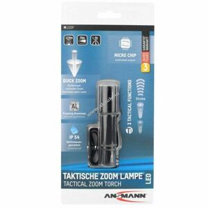Ansmann M100F LED zseblámpa 115lm fokusszítható AA Mignon ceruza 1x elem övcsipesz csuklópánt IP54 kép