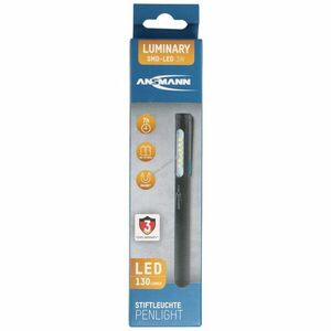 Ansmann PL130B LED tolllámpa 2xAAA (mikro) elemmel 130lm klip és mágnes kép