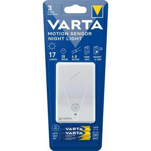 Varta LED zseblámpa mozgásérzékelős éjszakai lámpa 17lm 3x AAA elem 1db/csomag kép