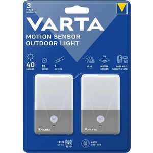 Varta LED zseblámpa mozgásérzékelős kültéri 40lm 2db/csomag elem nélkül 3xAAA (mikro) kép