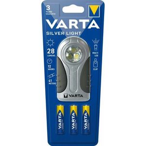 Varta Silver Light LED zseblámpa 28lm 98mm 87g 3db/csomag AAA alkáli elem kép