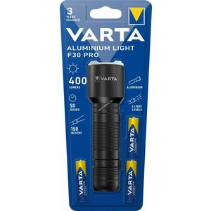 Varta LED zseblámpa alumínium 400lm 3x AAA elemekkel együtt csomag kép