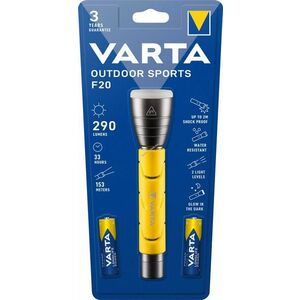 Varta F20 LED zseblámpa 235lm elem 2db/csomag AA (ceruza) kép