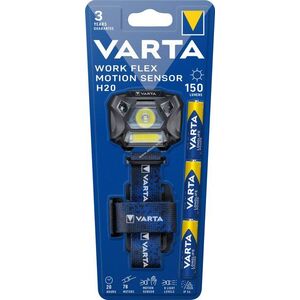 Varta Work Flex Line Motion Sensor LED zseblámpa 150lm 3x AAA elem csomag kép