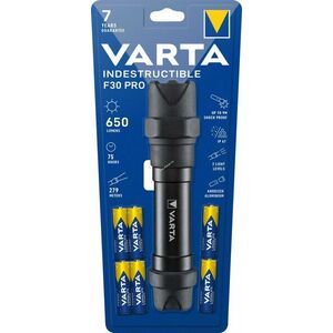 Varta Indestructible F30 Pro zseblámpa 650lm 6x AA elem 6db/csomag kép