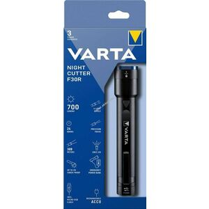 Varta Night Cutter F30R LED zseblámpa 700lm újratölthető micro USB 1db/csomag kép