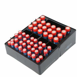Ansmann elem tárolódoboz 20db AA Mignon ceruza + 32db AAA (micro) Alkaline, falitartó kép