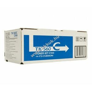 Eredeti Kyocera lézertoner TK-560C cián 10.000 oldal nyomtató kép