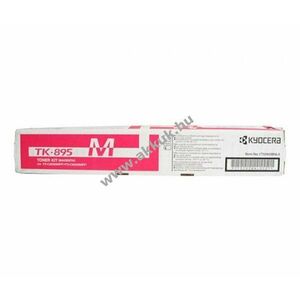 Eredeti Kyocera lézertoner TK-895M magenta 6000 oldal nyomtató kép