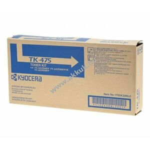Eredeti Kyocera TK-475 lézertoner fekete 15000 oldal nyomtató kép