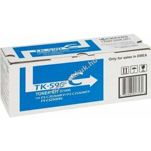 Eredeti Kyocera TK-590C cyan lézertoner 5000 oldal nyomtató kép