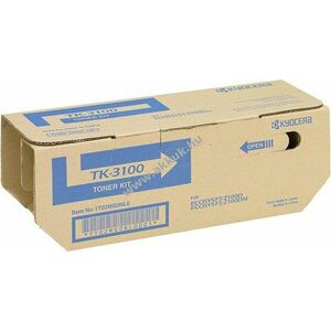 Eredeti Kyocera lézertoner TK-3100 fekete 12.500 oldal nyomtató kép