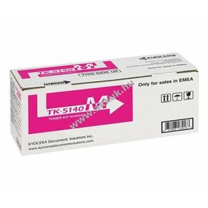 Eredeti Kyocera lézertoner TK-5140M magenta 5000 oldal nyomtató kép