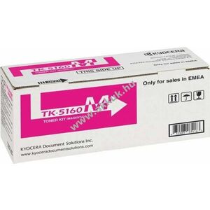 Eredeti Kyocera lézertoner TK-5160M magenta 12000 oldal nyomtató kép