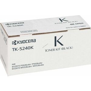 Eredeti Kyocera lézertoner TK-5240K fekete 4000 oldal nyomtató kép