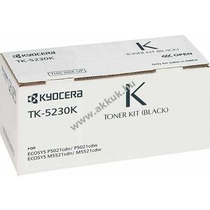 Eredeti Kyocera nyomtató lézertoner TK-5230K fekete 2600 oldal kép