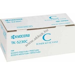 Eredeti Kyocera lézertoner TK-5230C cyan 2200 oldal nyomtatóhoz kép