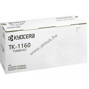 Eredeti Kyocera lézertoner TK-1160 fekete 7200 oldal nyomtató kép