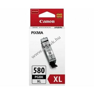 Eredeti Canon tintapatron PGI-580PGBK XL 18, 5ml fekete nyomtató kép