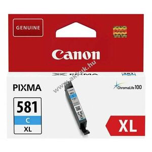 Eredeti Canon CLI-581C XL tintapatron 8, 3ml cián nyomtató kép