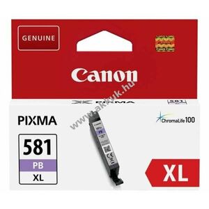 Eredeti Canon CLI-581PB XL fotó kék tintapatron 8, 3ml nyomtató kép