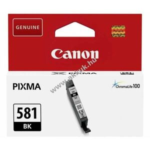 Eredeti Canon tintapatron CLI-581BK fekete 5, 6ml nyomtató kép