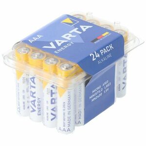 Varta Energy 4103 AAA (mikro) 24db/csomag tárolódobozzal hagyományos elem kép