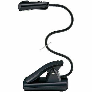 WEDO mobil LED olvasólámpa fekete 3x1, 5V AAA (mikro) elemekkel kép