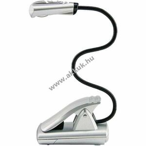 WEDO mobil LED olvasólámpa 3x1, 5V AAA (mikro) elemmel ezüst kép