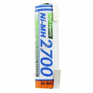Helyettesítő akku Panasonic AA Mignon ceruza 1, 2V 2700mAh borotva és fogkefe Philips 7100 NiMH kép