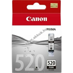 Eredeti Canon tintapatron PGI-520BK 19ml fekete nyomtató kép