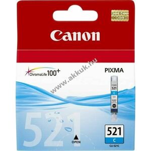 Eredeti Canon CLI-521C nyomtató tintapatron 9ml cián kép
