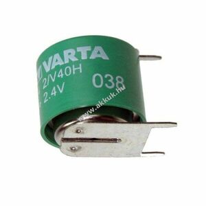 Varta 2/V40H 2, 4V 40mAh gombakku ipari NiMH kép