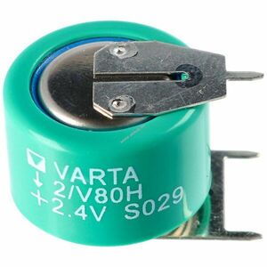 Varta 2/V80H 2, 4V 80mAh gombakku ipari NiMH kép