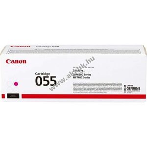 Eredeti Canon 055 magenta lézertoner 2100 oldal nyomtató kép