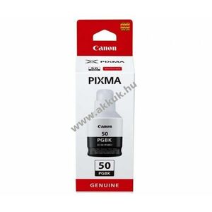 Eredeti Canon utántöltő tinta GI-50BK 170ml fekete nyomtató kép