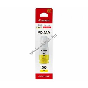 Eredeti Canon GI-50Y 70ml sárga nyomtató tinta kép