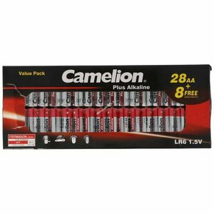 Camelion Plus AA Mignon ceruza LR6 1, 5V 36db/csomag hagyományos elem alkáli kép