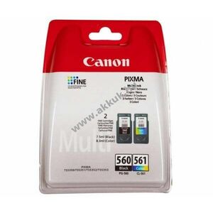 Eredeti Canon nyomtatópatron PG-560/CL-561 fekete/színes kombipack kép