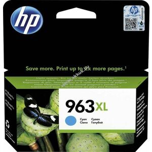 Eredeti HP tintapatron NR.963XL/3JA27AE cián nyomtató kép