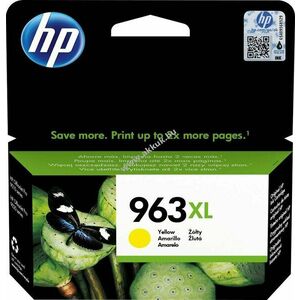 Eredeti HP tintapatron NR.963XL/3JA29AE sárga nyomtató kép