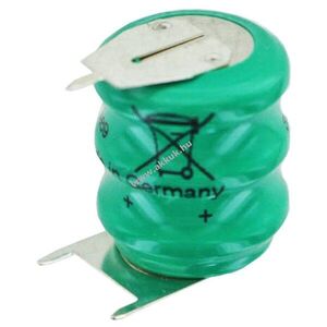 Varta 3/V80H 3, 6V 80mAh gombakku ipari NiMH kép